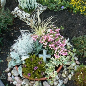 Graves in Bloom in Bavaria