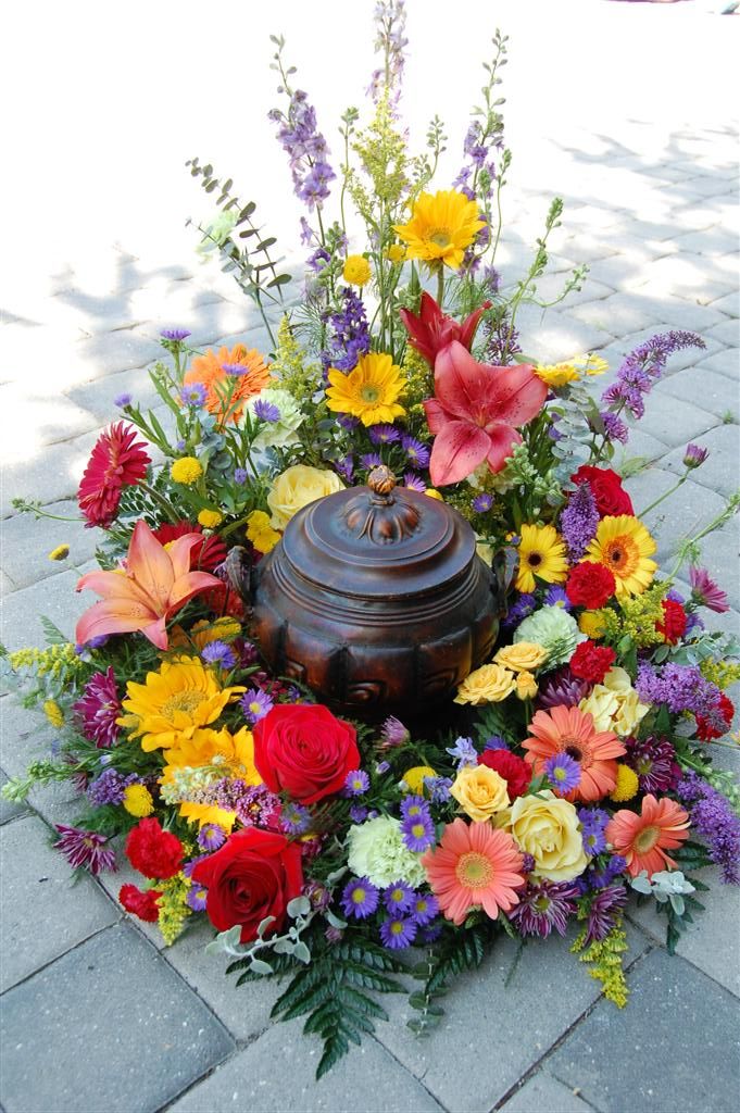 Cremation Urn wreath