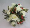 Bridesmaid Bouquet- Red & White Flowers.jpg