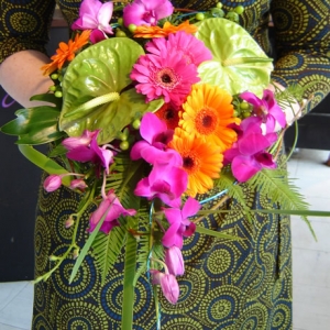 "Tropical" Wedding Bouquets