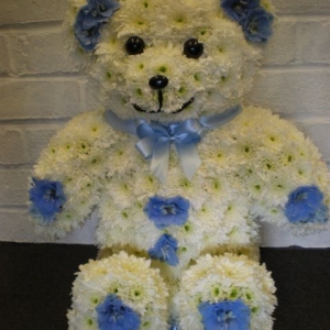 3D Blue/White bear