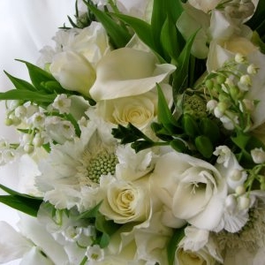 White Bridal Bouquet