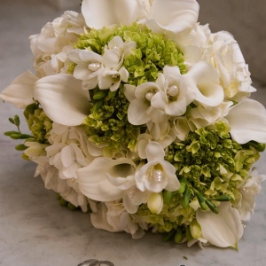 Green and White Bouquet