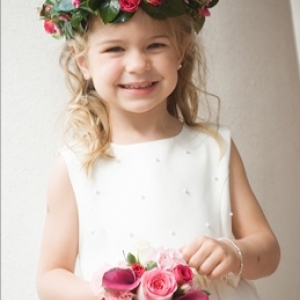 Sweet flower girl