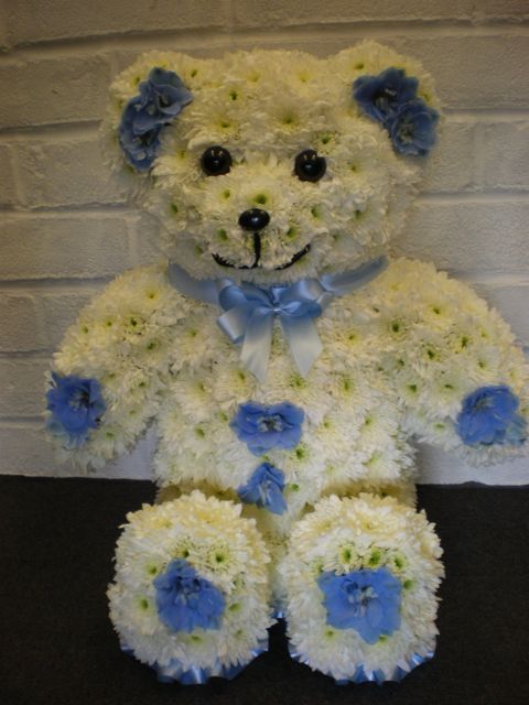 3D Blue/White bear