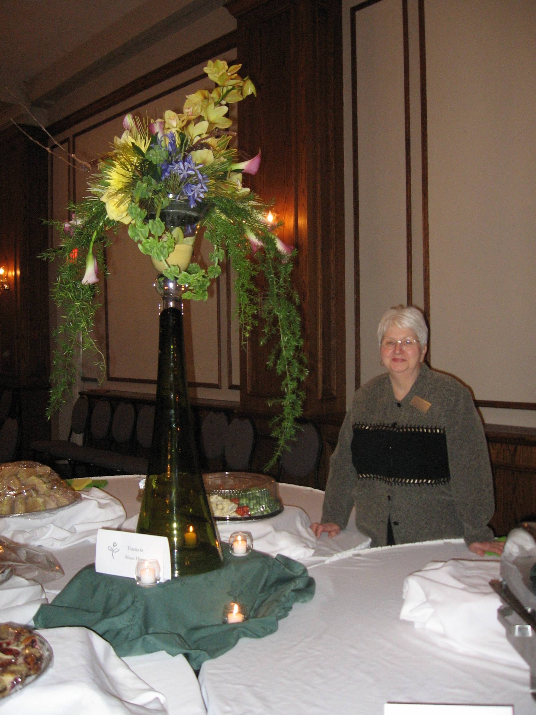 Centerpiece for AGM Buffet Table