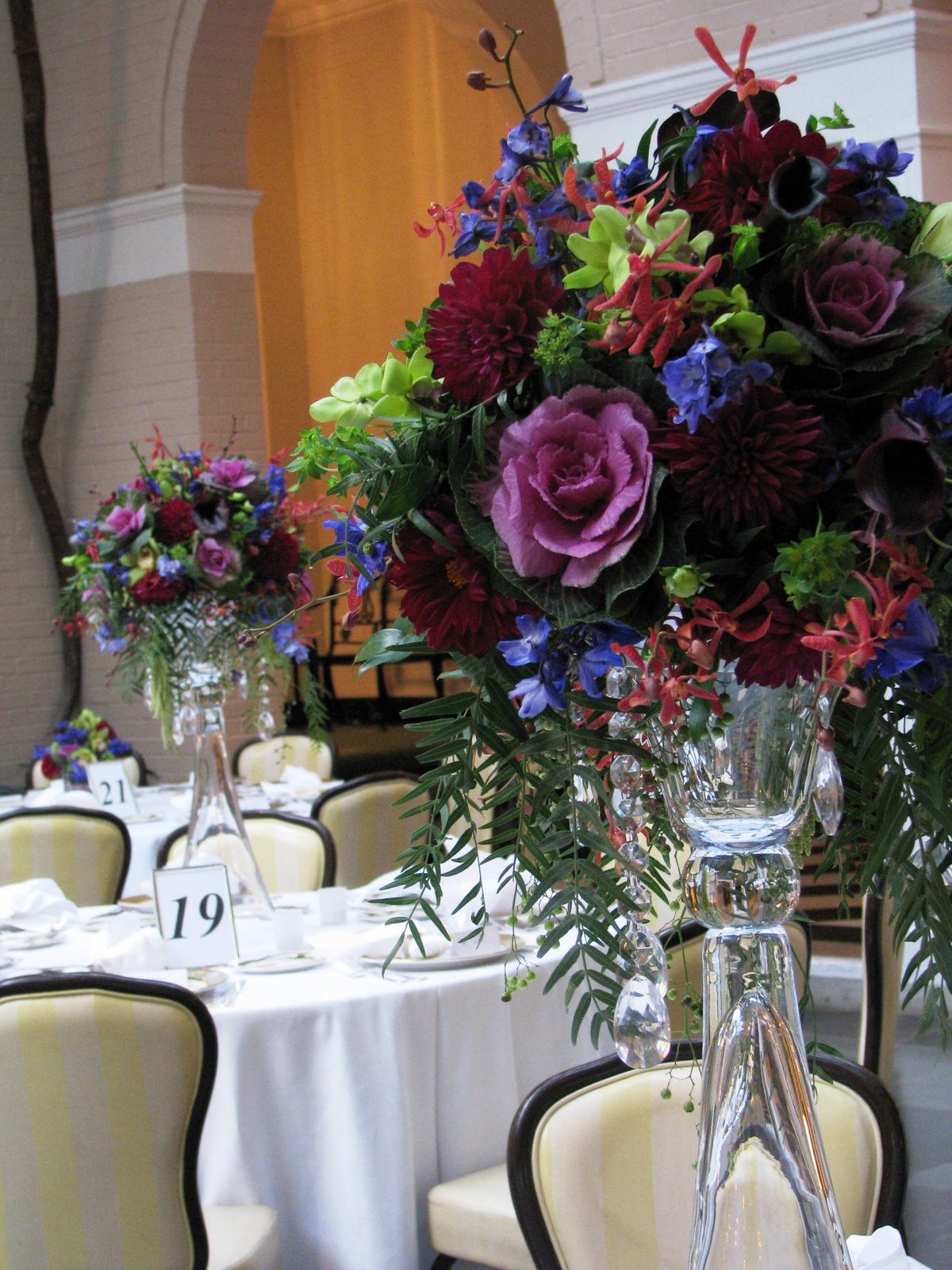 Flowering Kale Centerpiece