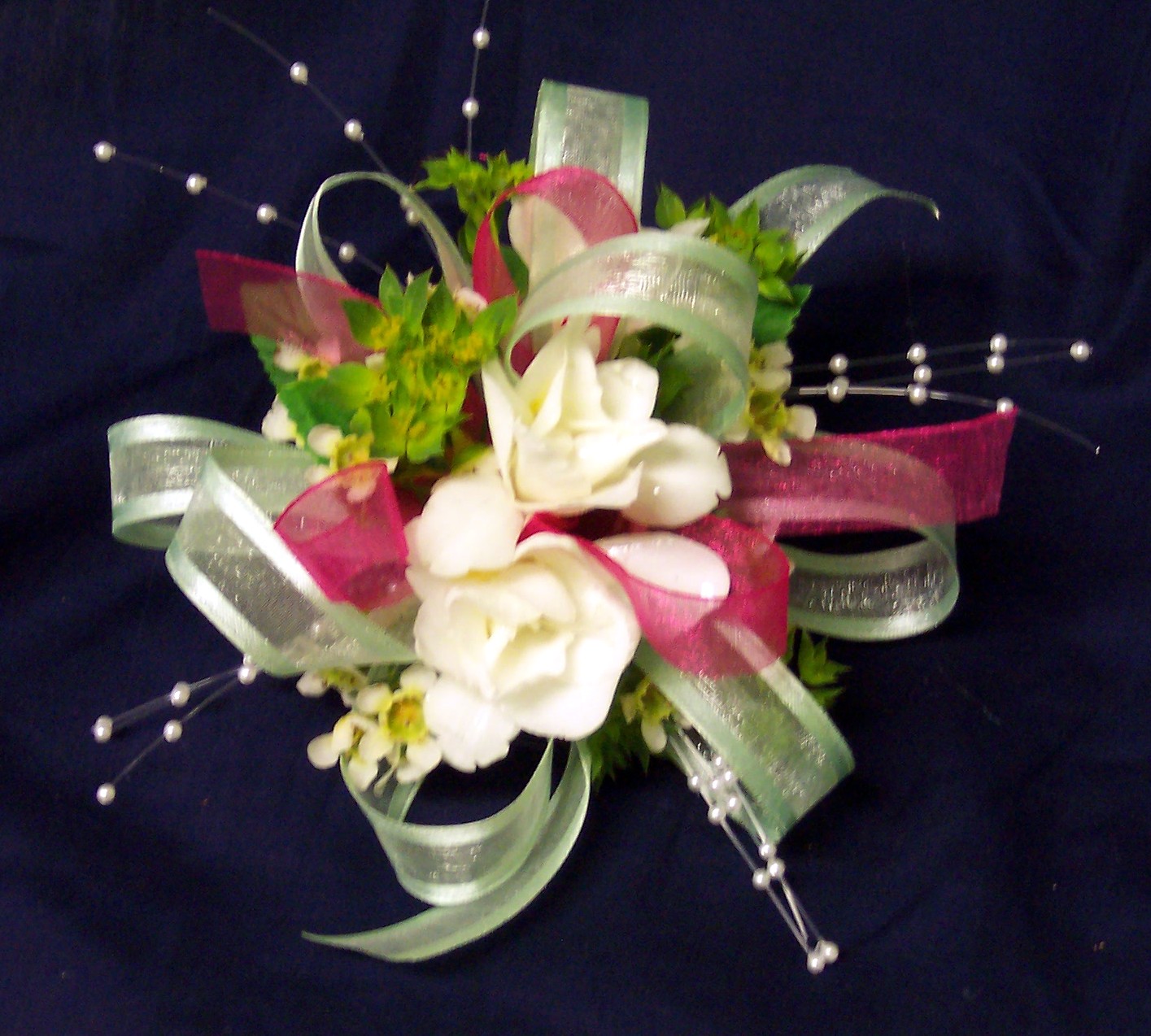 Freesia Wrist Corsage