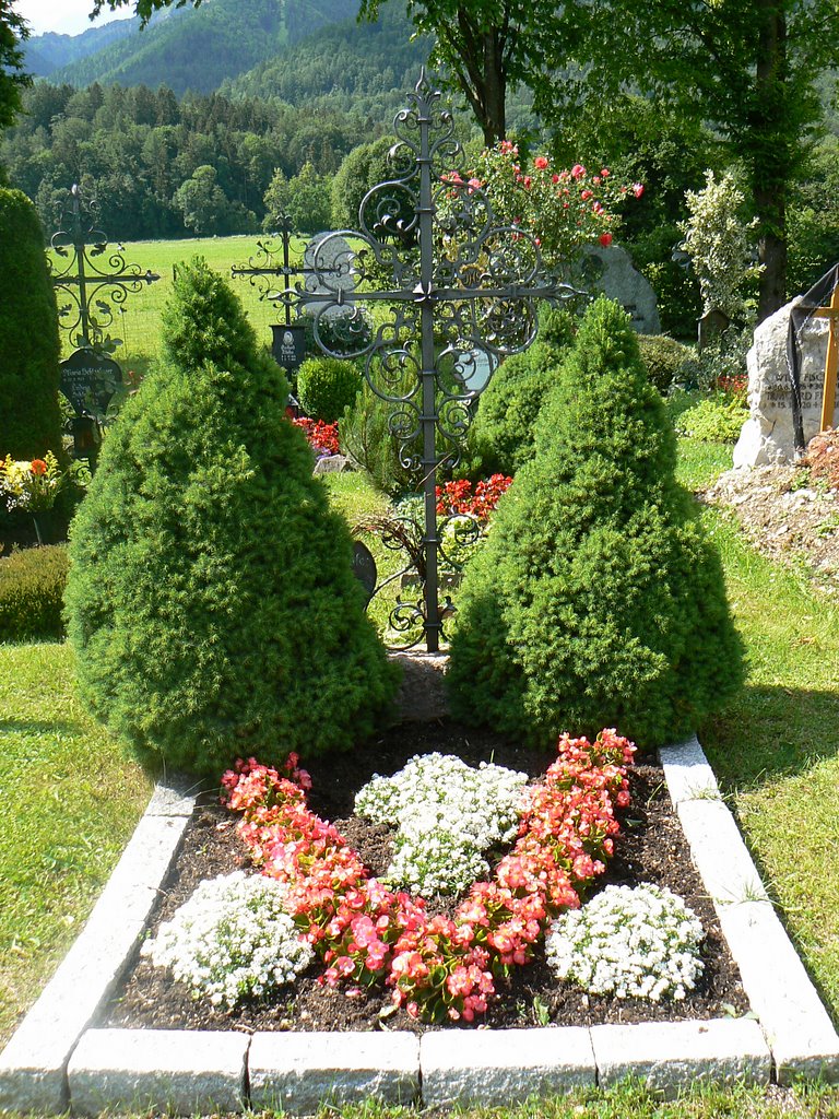 Graves in Bloom in Southern Germany