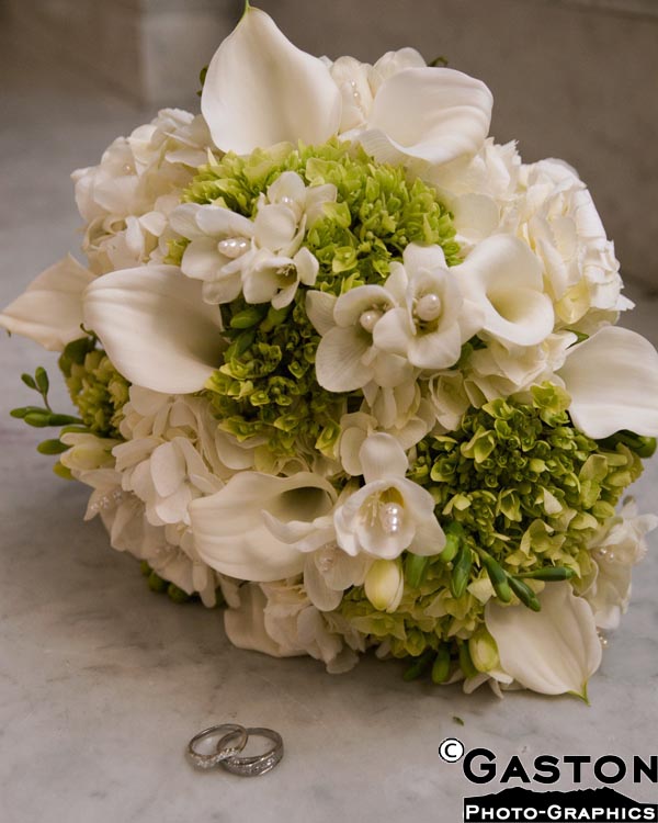 Green and White Bouquet