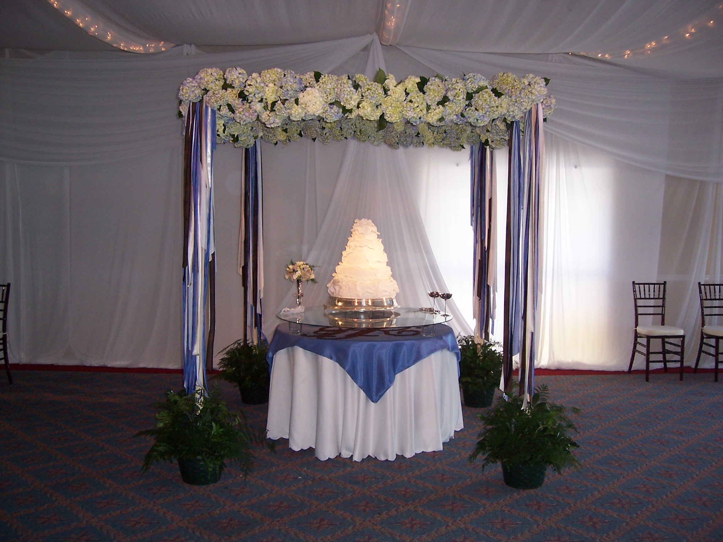 Hydrangea Cake Decor'