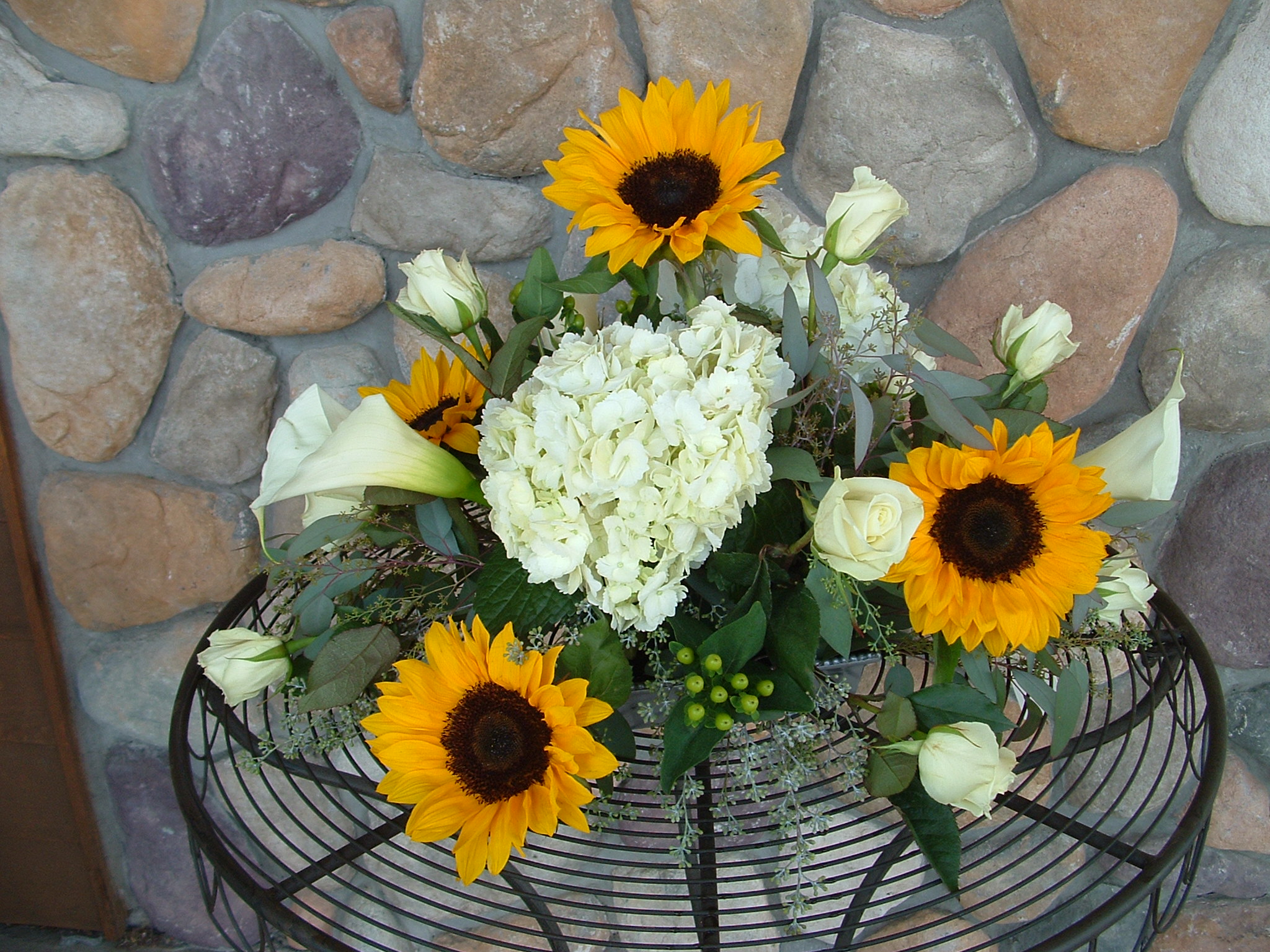 June wedding centerpieces