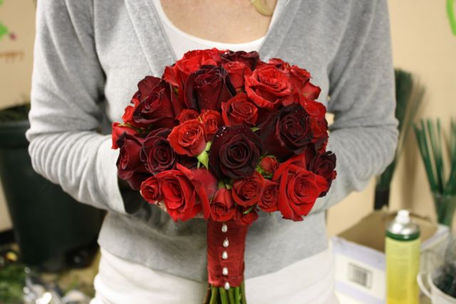 March 2009 - Bride with  Red Roses