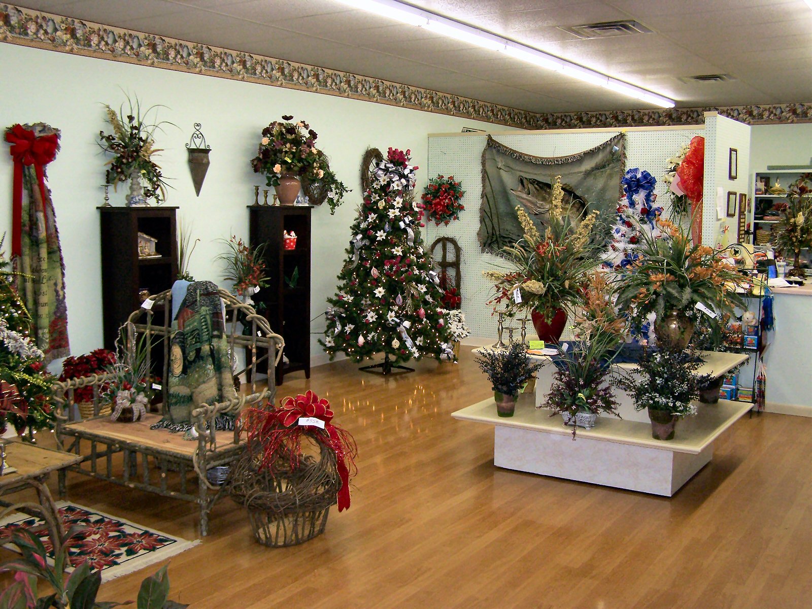 Picture of inside of shop November 2007