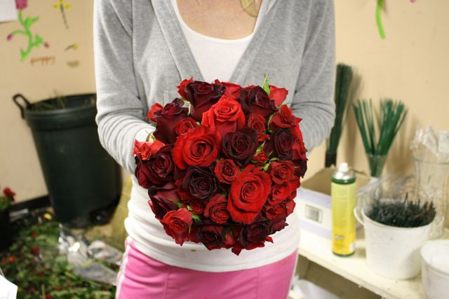 Red Rose Bouquet- March 2009 Wedding