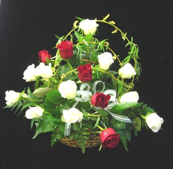 Rose Sympathy Basket