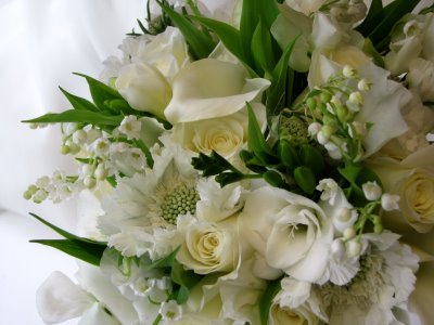 White Bridal Bouquet