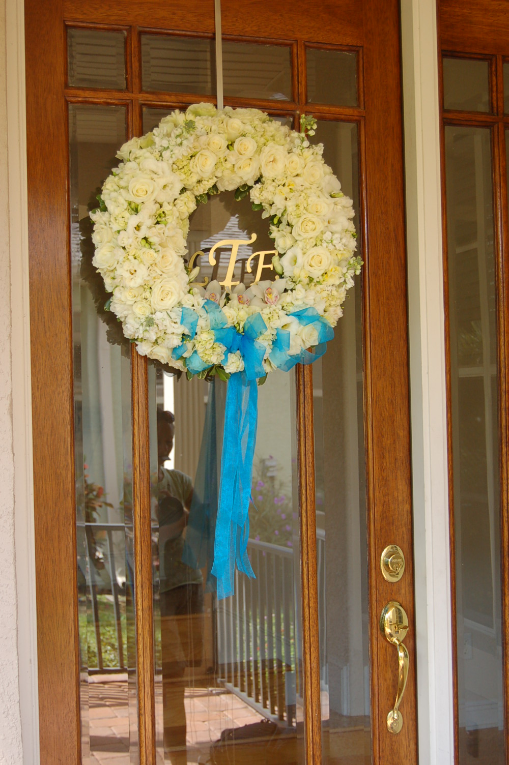 Wreath for an engagement party